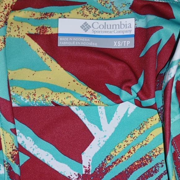 ❤️ Columbia PFG Women's XS Tropical Print Dress - Picture 4 of 4